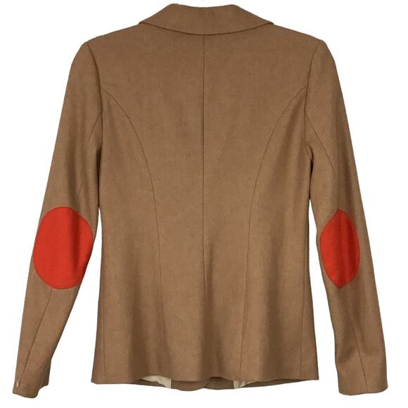 41 Hawthorne Stitch Fix Alesund Tweed Blazer Elbow Patch XS Camel Tan NWT NEW - Picture 3 of 12